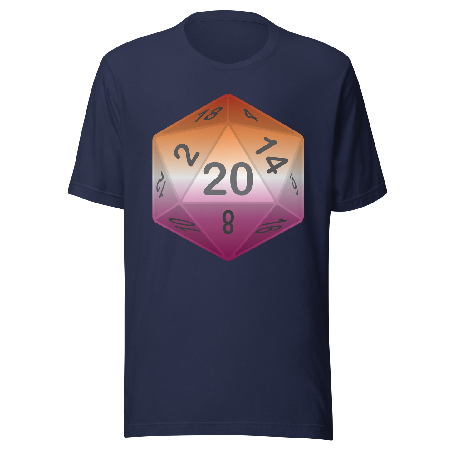 Pride Dice - Lesbian Unisex t-shirt