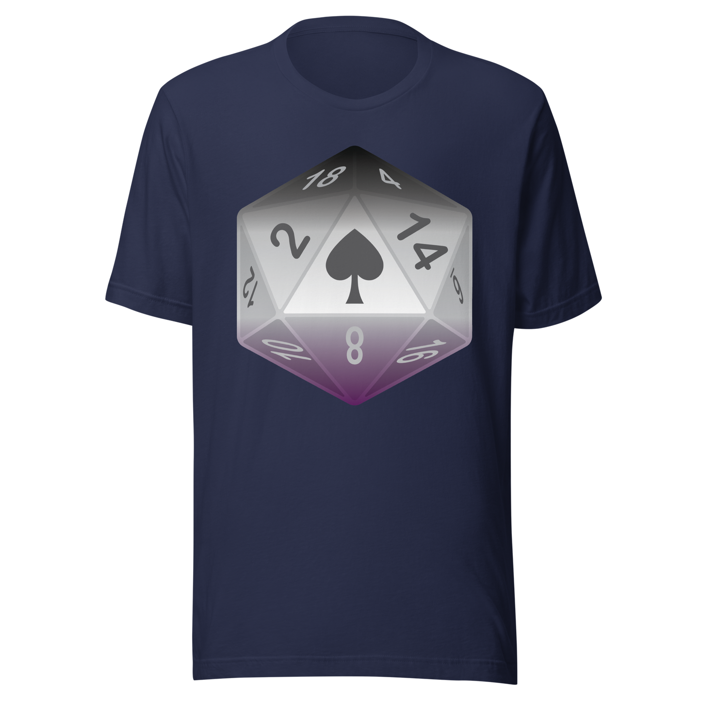 Pride Dice - Asexual Unisex t-shirt