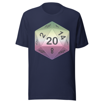 Pride Dice - Genderfae Unisex t-shirt