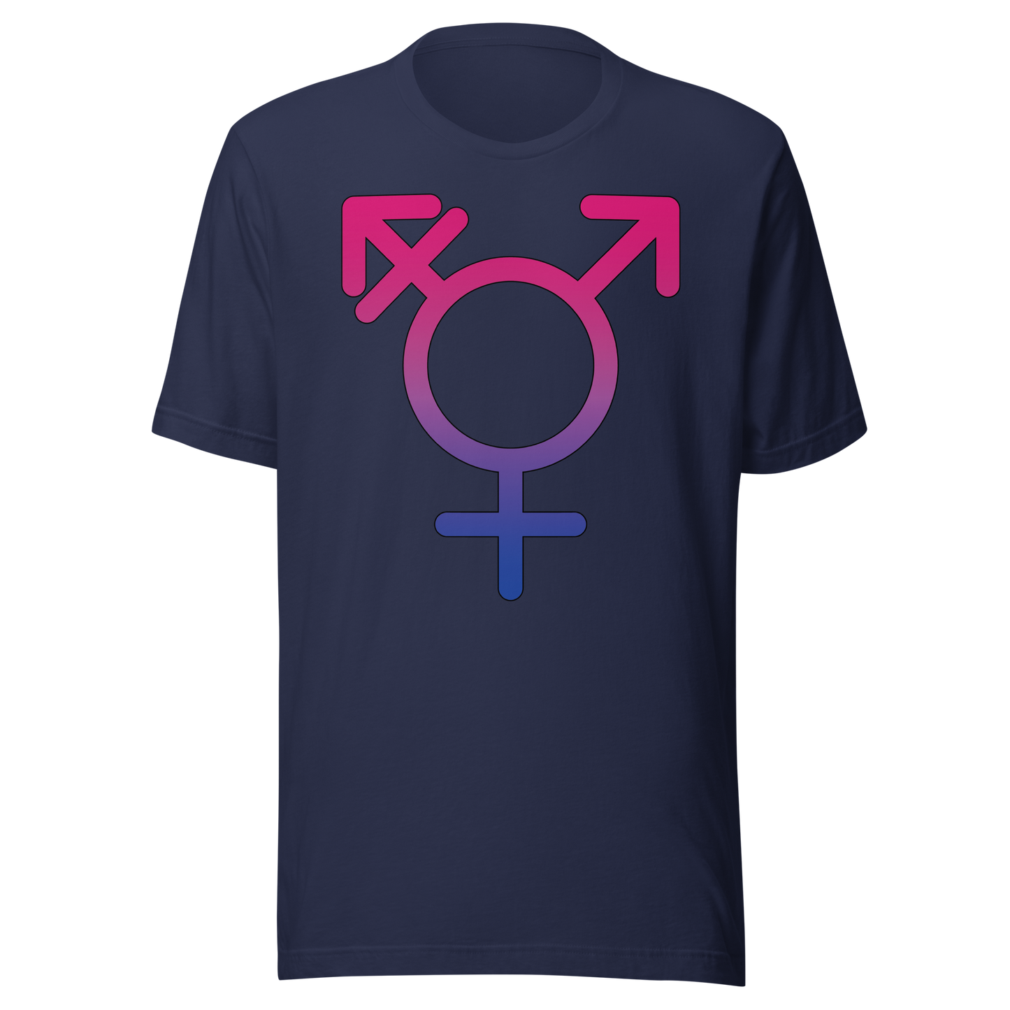 Transgender Symbol - Bisexual Pride Unisex t-shirt