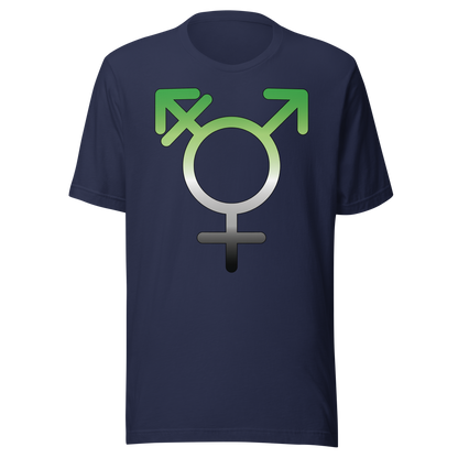 Transgender Symbol - Aromantic Pride Unisex t-shirt