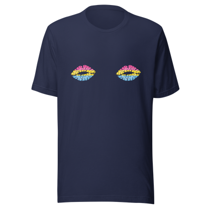 Pan Boob Kisses Unisex t-shirt