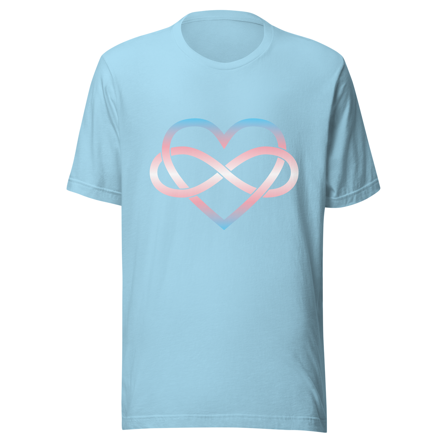 Polyamory Infinity Heart - Trans Unisex t-shirt