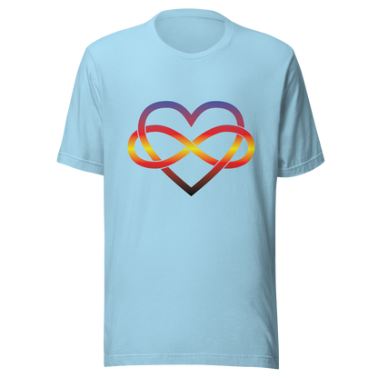 Polyamory Infinity Heart - Polyamory Unisex t-shirt