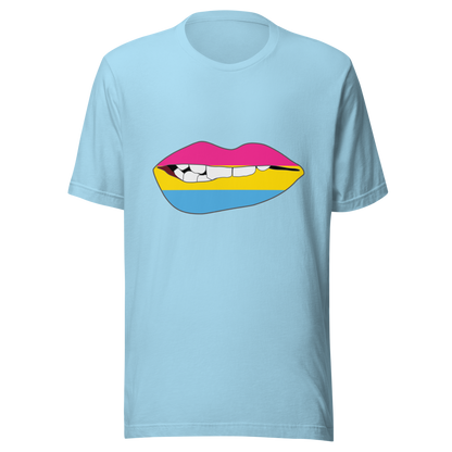 Biting Lips - Pansexual Flag Unisex t-shirt