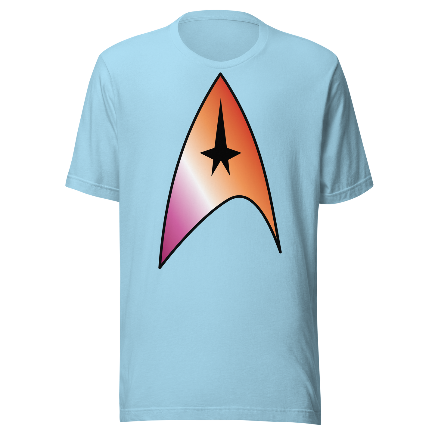 Starfleet Insignia - Lesbian Pride Unisex t-shirt