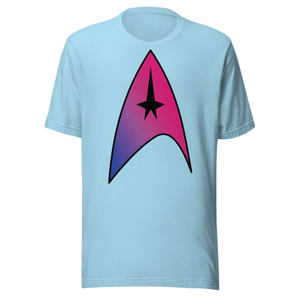 Starfleet Insignia - Bisexual Pride Unisex t-shirt