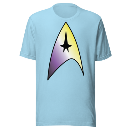 Starfleet Insignia - Non-binary Pride Unisex t-shirt