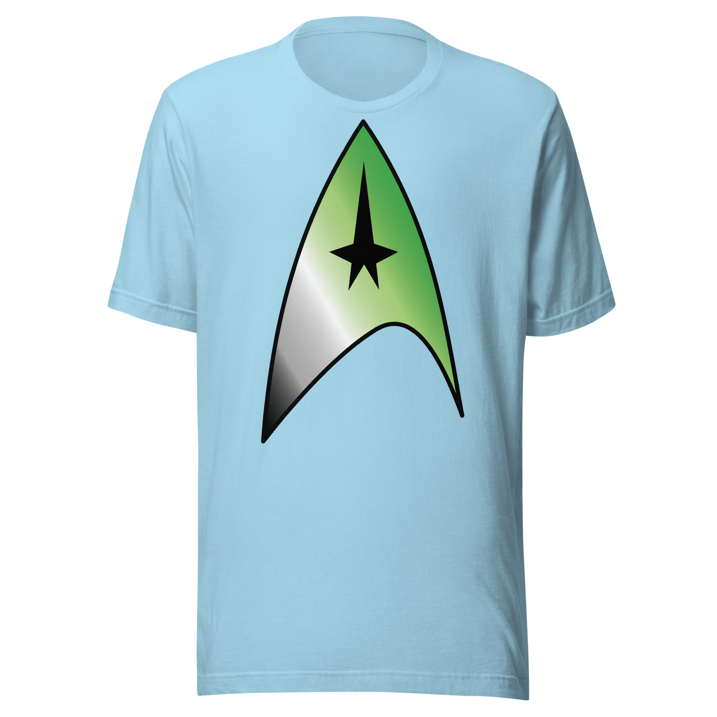 Starfleet Insignia - Aromantic Pride Unisex t-shirt