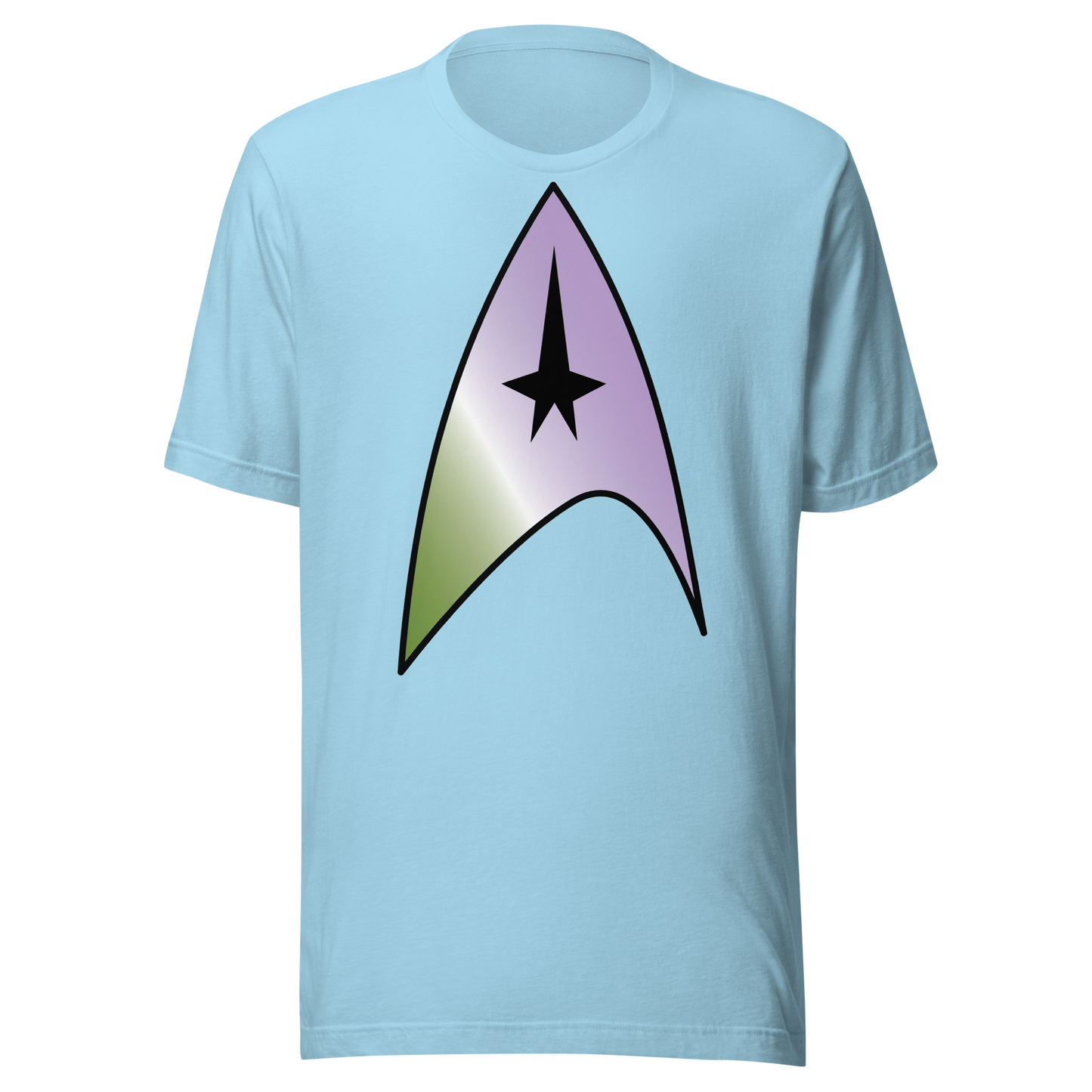 Starfleet Insignia - Genderqueer Pride Unisex t-shirt