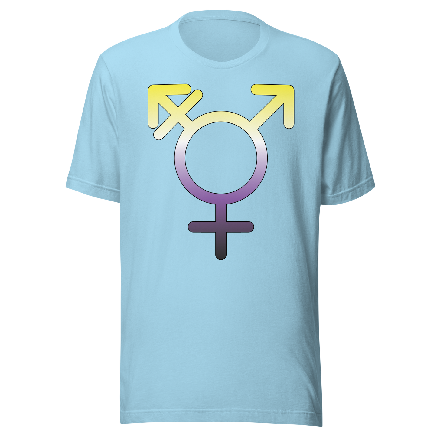 Transgender Symbol - Non-binary Pride Unisex t-shirt