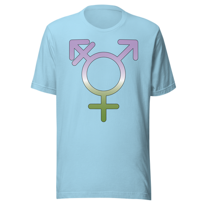 Transgender Symbol - Genderqueer Pride Unisex t-shirt