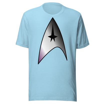 Starfleet Insignia - Asexual/Demisexual Pride Unisex t-shirt