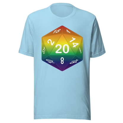 Pride Dice - Rainbow Unisex t-shirt