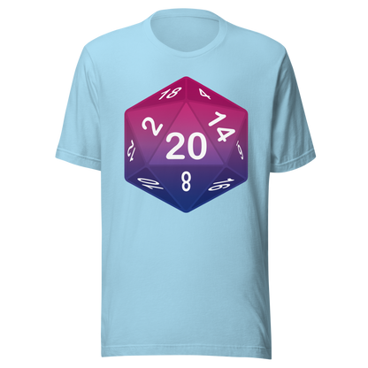 Pride Dice - Bisexual Unisex t-shirt