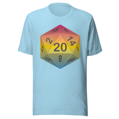 Pride Dice - Pansexual Unisex t-shirt