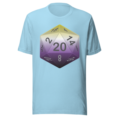 Pride Dice - Non-binary Unisex t-shirt