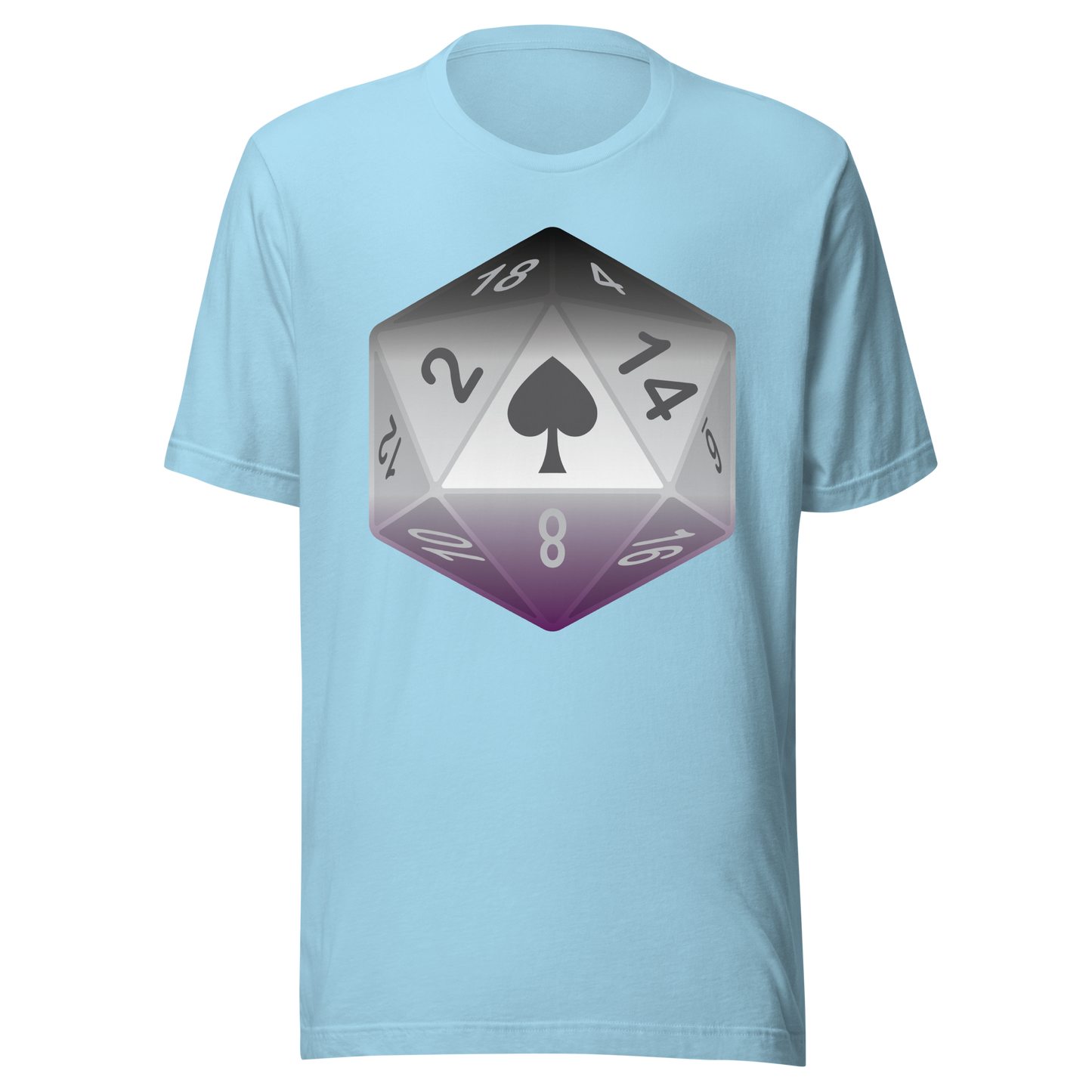 Pride Dice - Asexual Unisex t-shirt