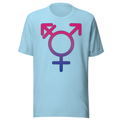 Transgender Symbol - Bisexual Pride Unisex t-shirt