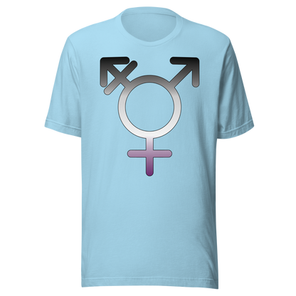 Transgender Symbol - Asexual/Demisexual Pride Unisex t-shirt