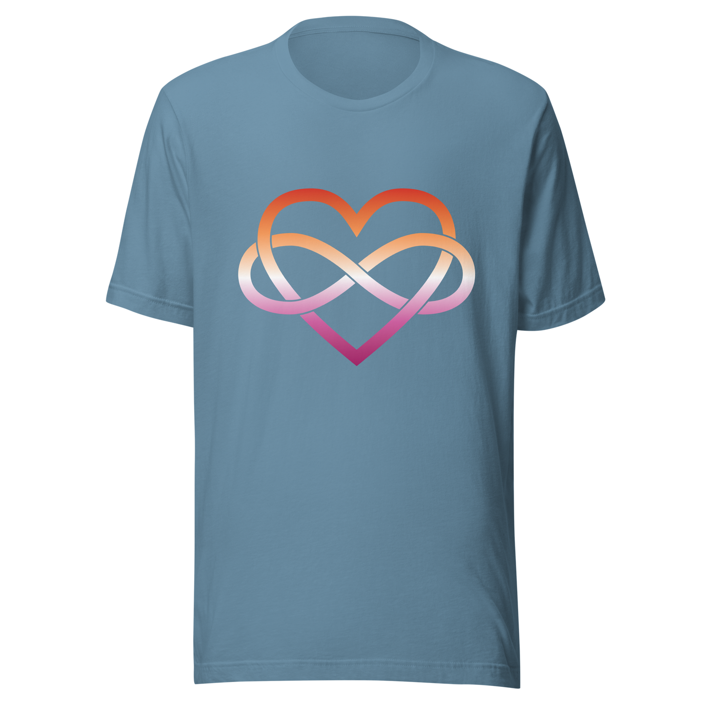 Polyamory Infinity Heart - Lesbian Unisex t-shirt