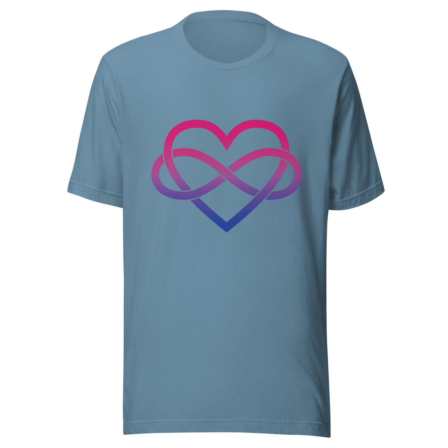 Polyamory Infinity Heart - Bisexual Unisex t-shirt