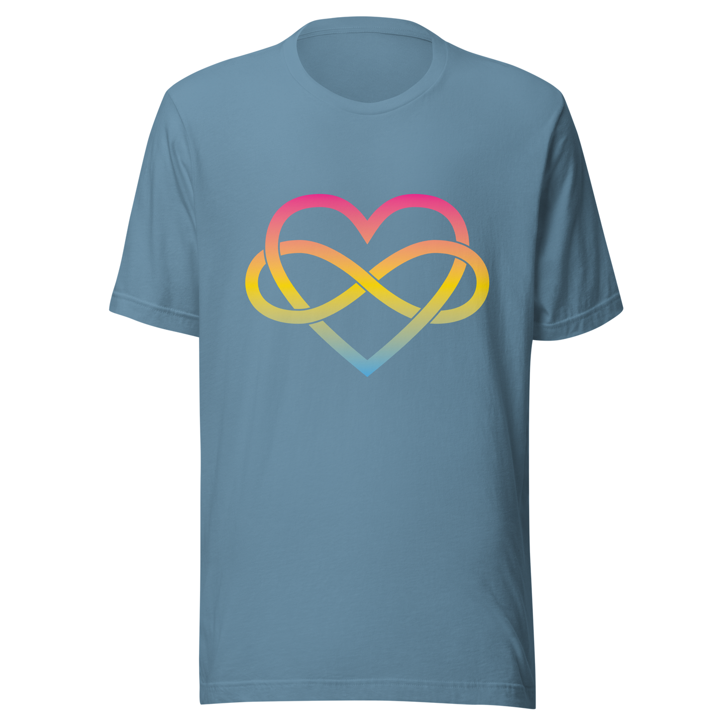 Polyamory Infinity Heart - Pansexual Unisex t-shirt