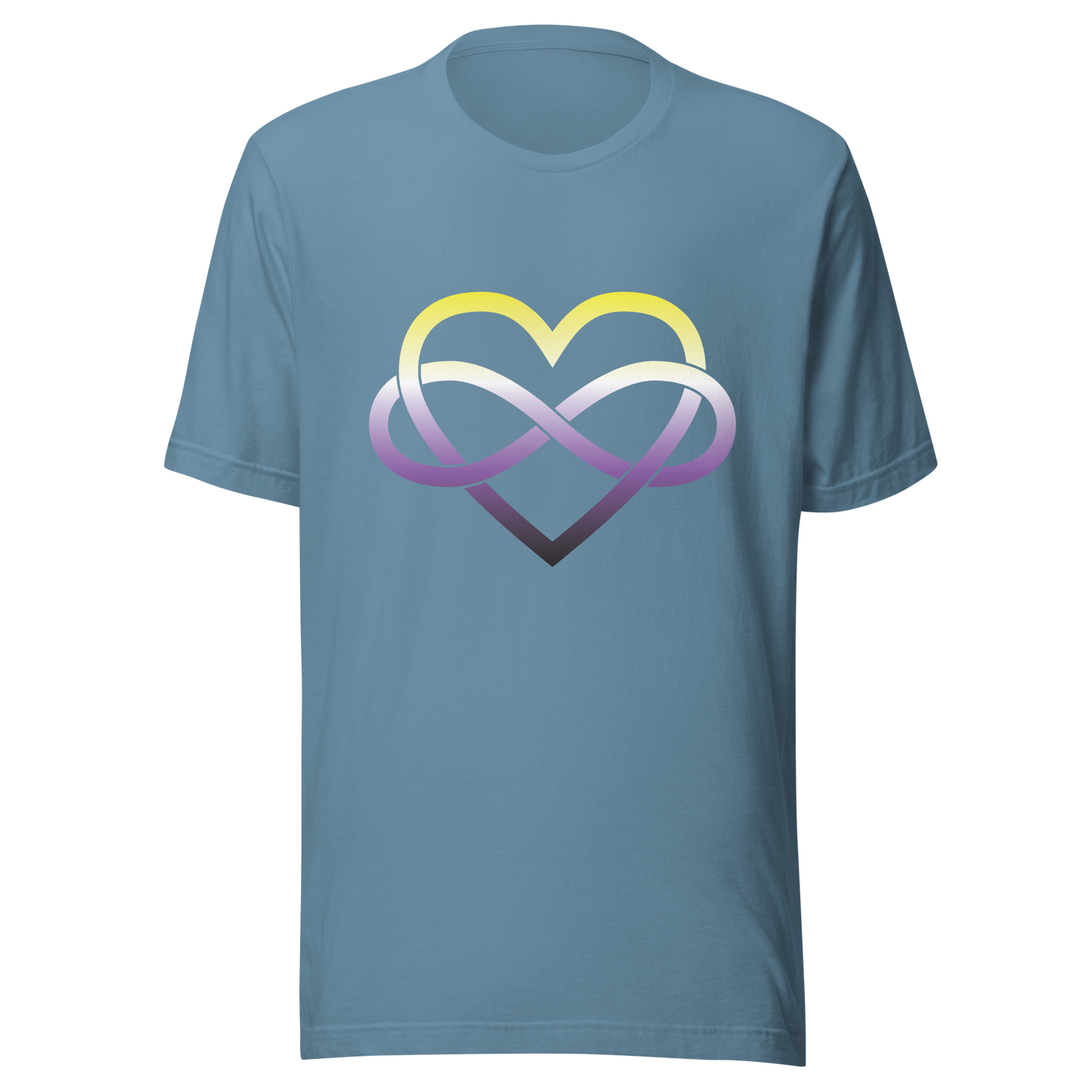 Polyamory Infinity Heart - Non-binary Unisex t-shirt