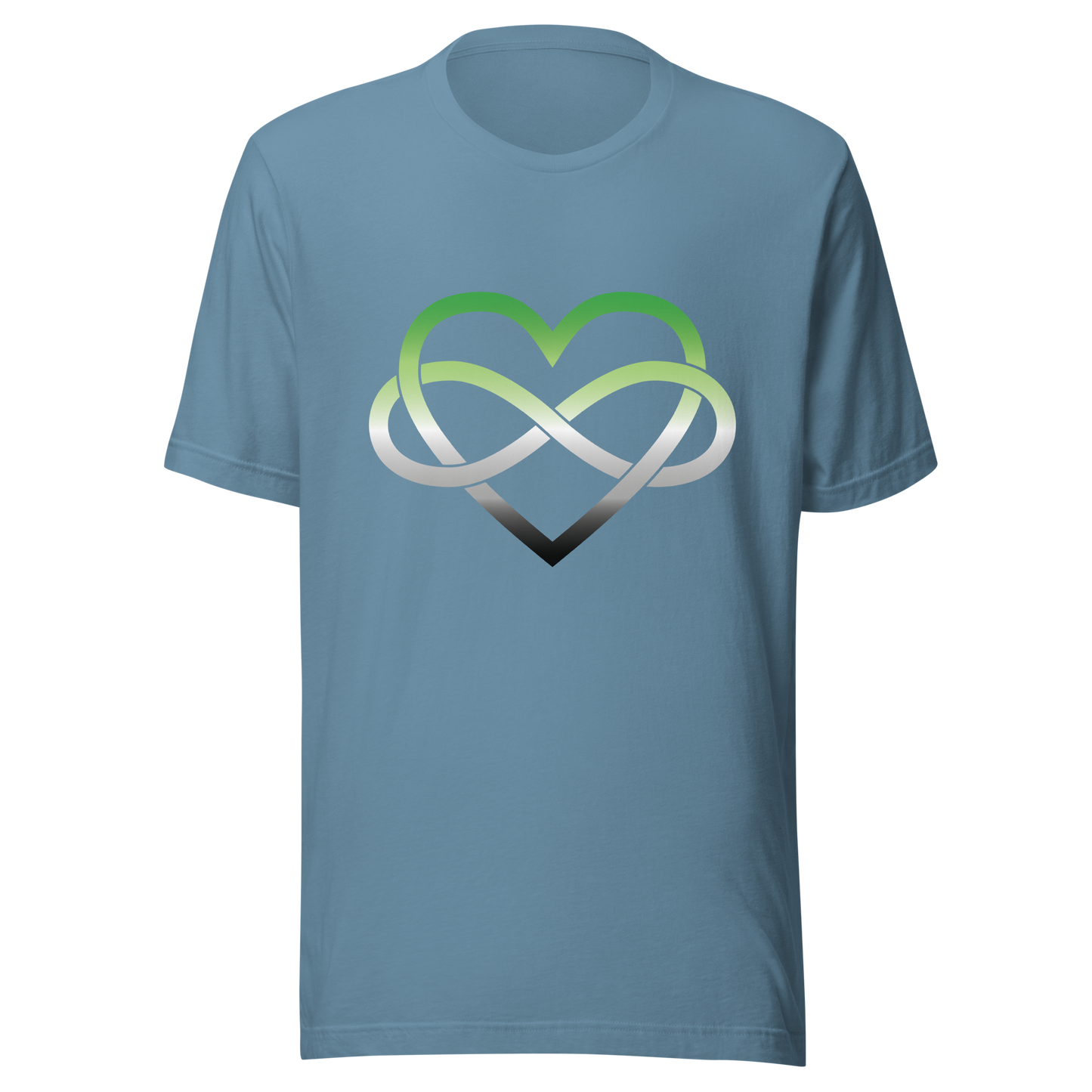 Polyamory Infinity Heart - Aromantic Unisex t-shirt