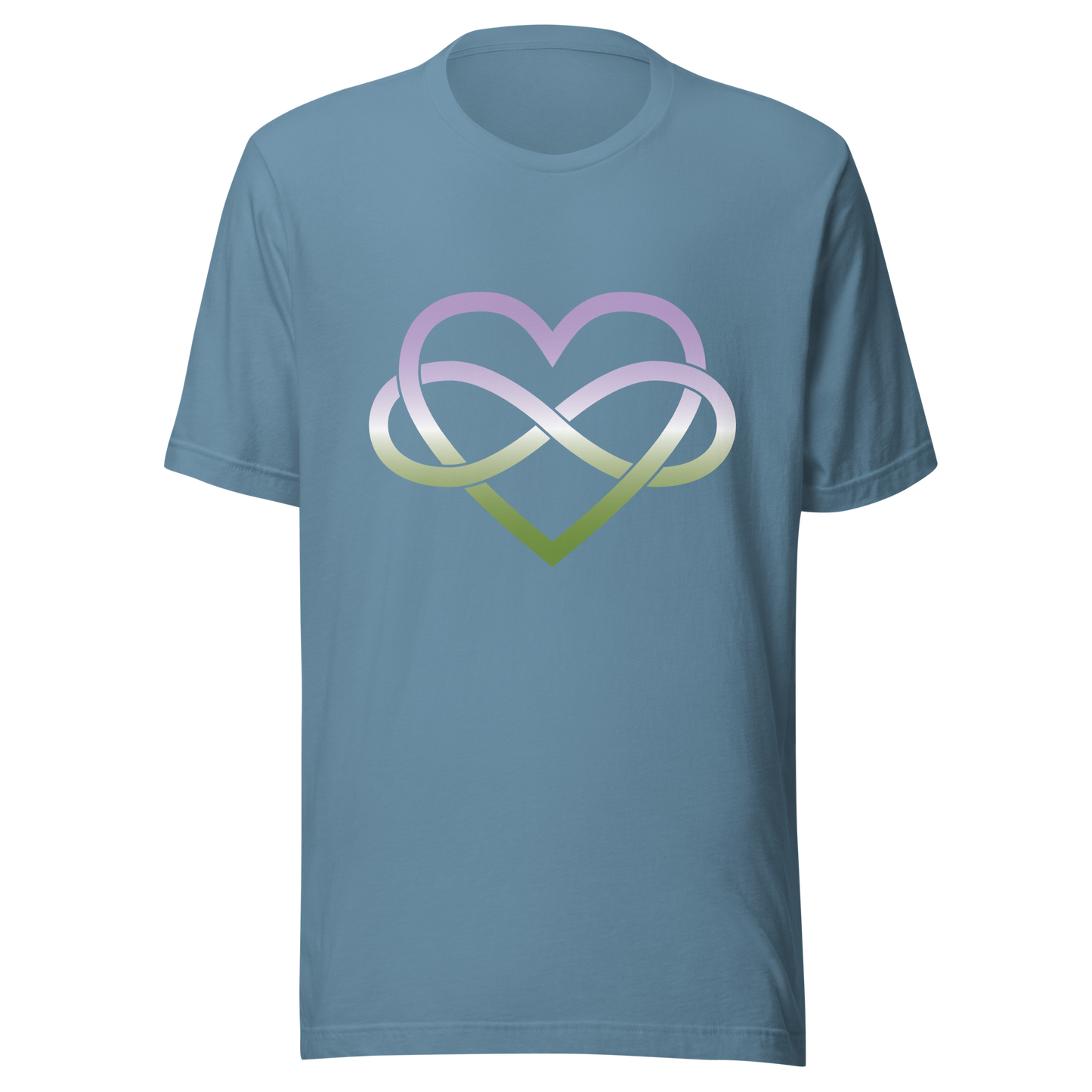 Polyamory Infinity Heart - Genderqueer Unisex t-shirt