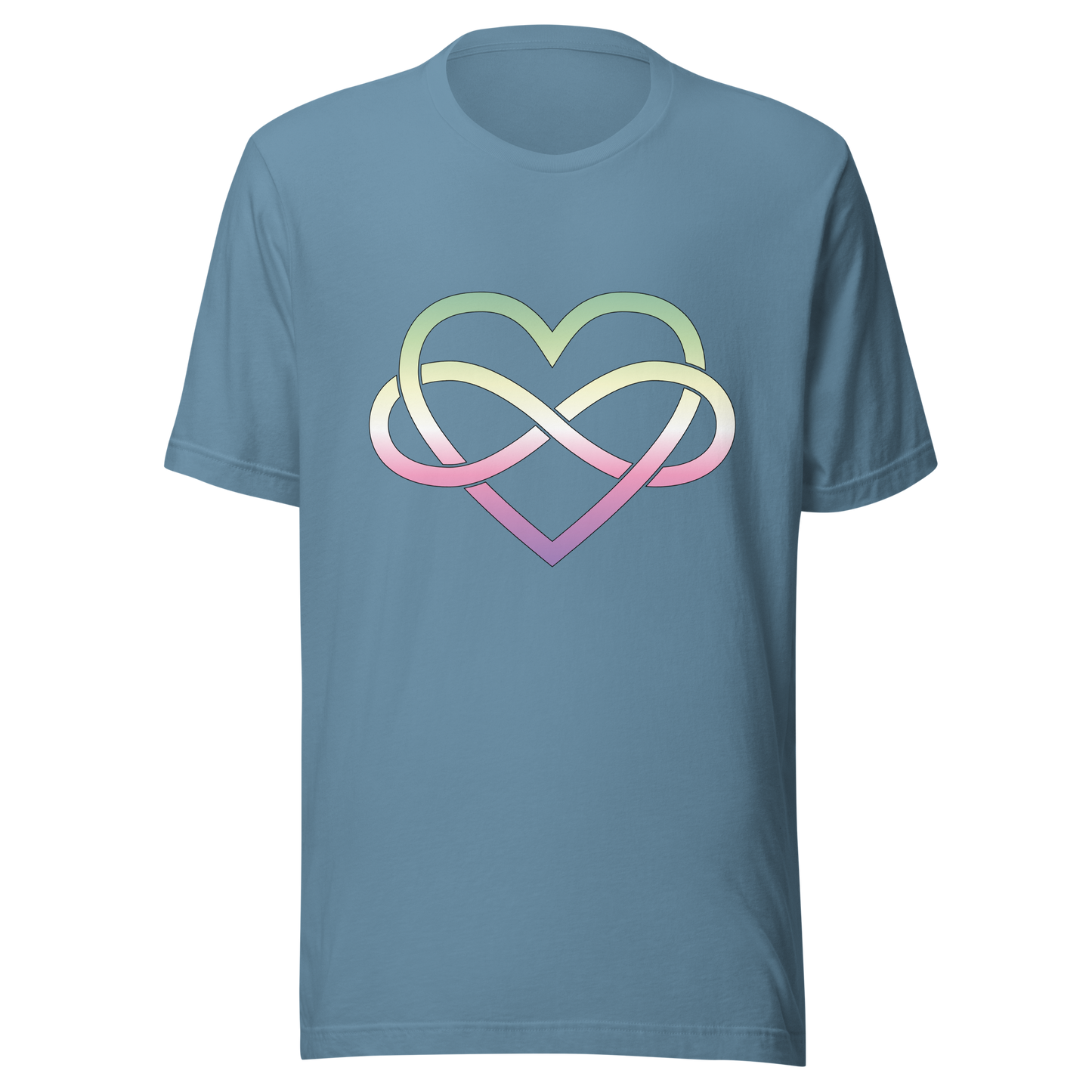 Polyamory Infinity Heart - Genderfae Unisex t-shirt