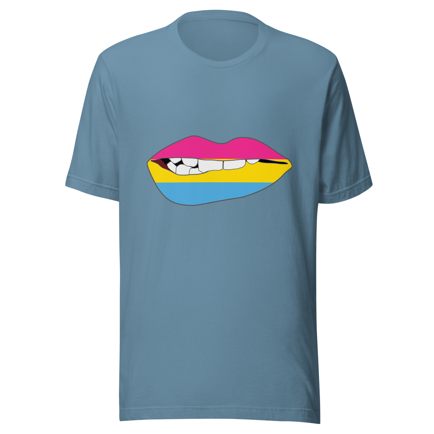 Biting Lips - Pansexual Flag Unisex t-shirt