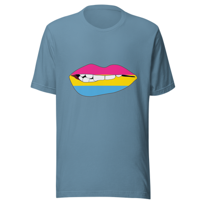 Biting Lips - Pansexual Flag Unisex t-shirt