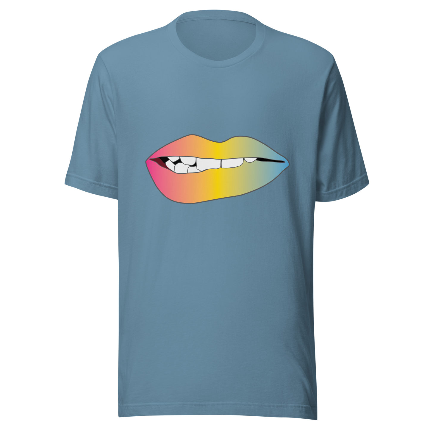 Biting Lips - Pansexual Pride - Gradient Unisex t-shirt