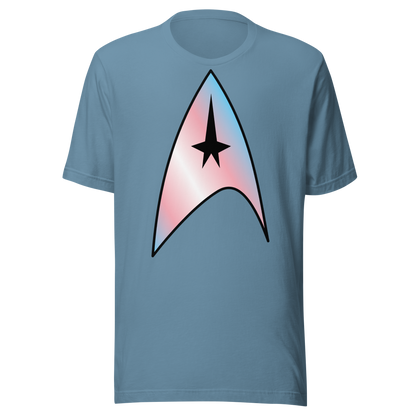 Starfleet Insignia - Trans Pride Unisex t-shirt