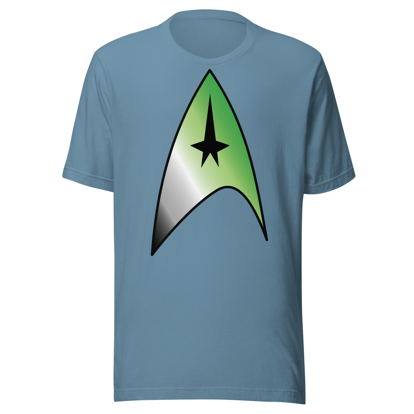 Starfleet Insignia - Aromantic Pride Unisex t-shirt