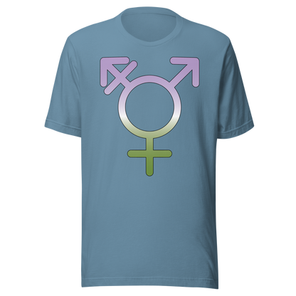 Transgender Symbol - Genderqueer Pride Unisex t-shirt