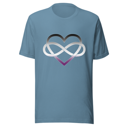 Polyamory Infinity Heart - Asexual/Demisexual Unisex t-shirt