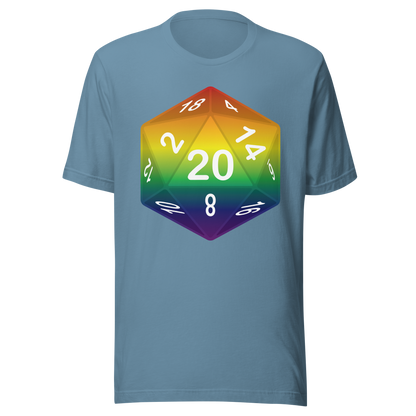 Pride Dice - Rainbow Unisex t-shirt