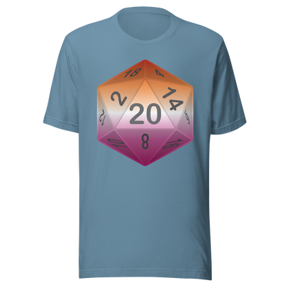 Pride Dice - Lesbian Unisex t-shirt