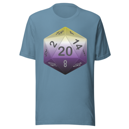 Pride Dice - Non-binary Unisex t-shirt