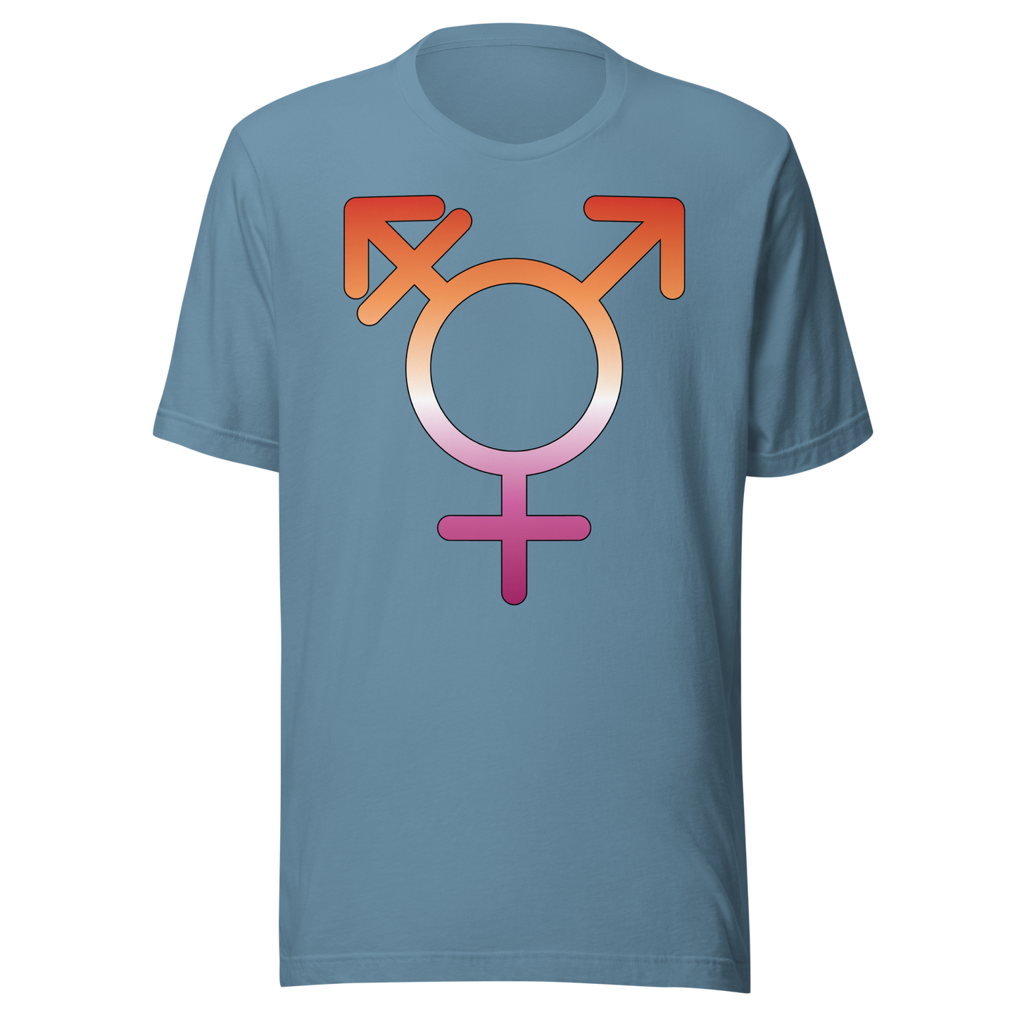 Transgender Symbol - Lesbian Pride Unisex t-shirt