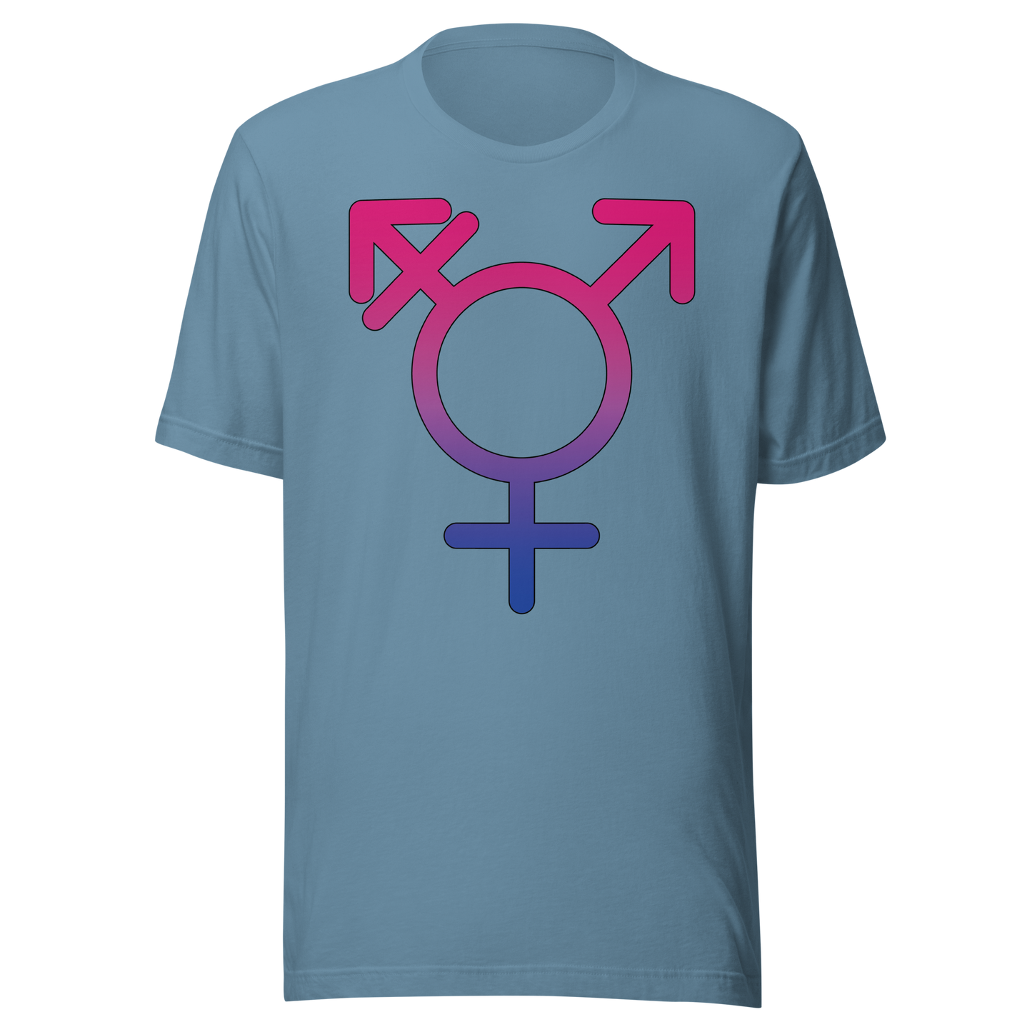 Transgender Symbol - Bisexual Pride Unisex t-shirt