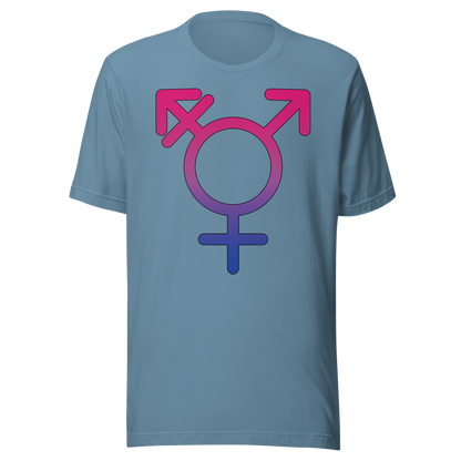 Transgender Symbol - Bisexual Pride Unisex t-shirt