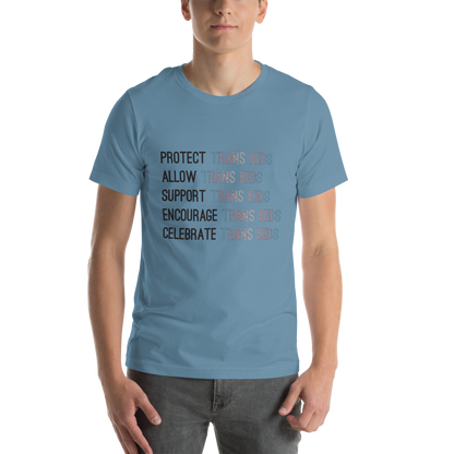 Support Trans Kids Unisex t-shirt