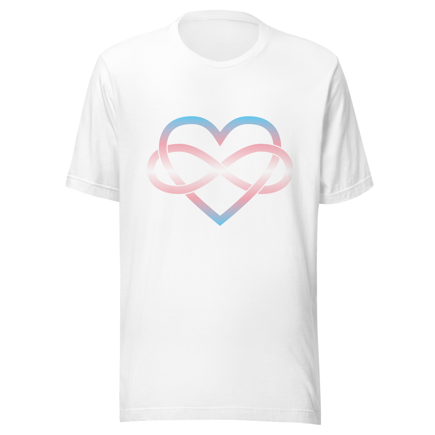 Polyamory Infinity Heart - Trans Unisex t-shirt