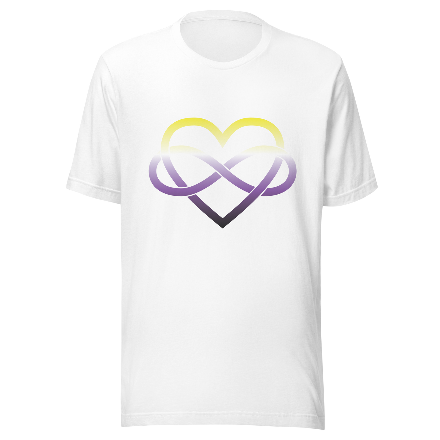 Polyamory Infinity Heart - Non-binary Unisex t-shirt