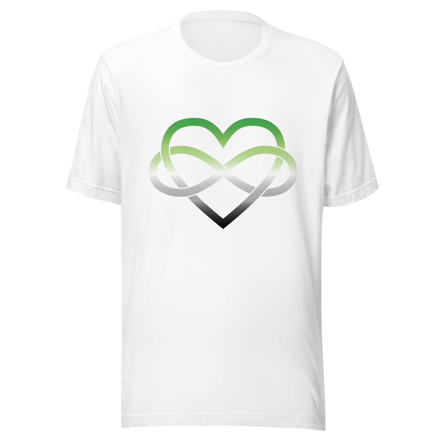 Polyamory Infinity Heart - Aromantic Unisex t-shirt