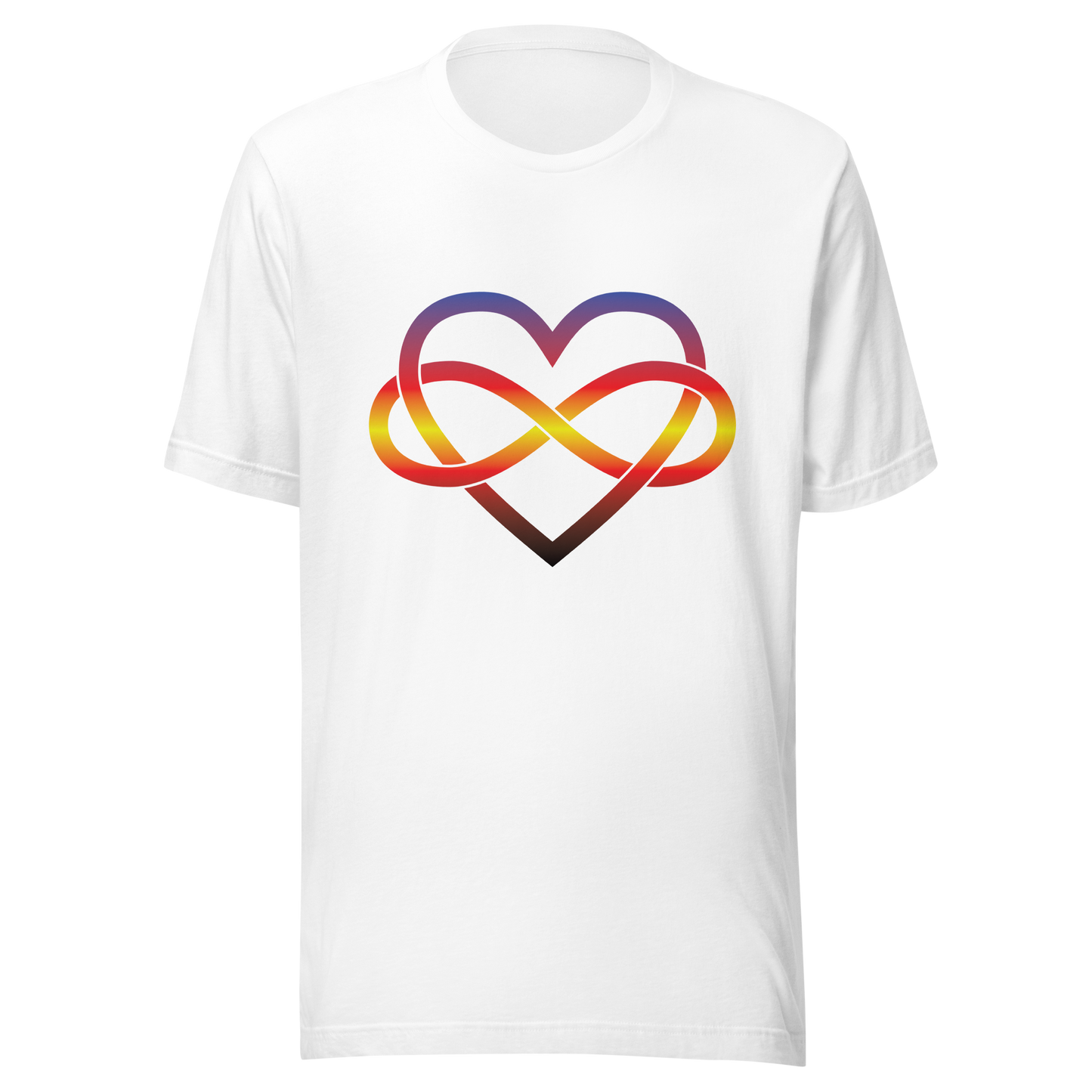 Polyamory Infinity Heart - Polyamory Unisex t-shirt