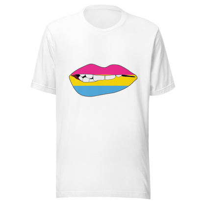 Biting Lips - Pansexual Flag Unisex t-shirt